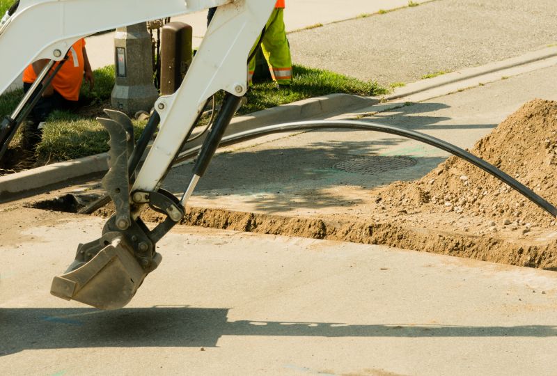 Utility Line Excavation